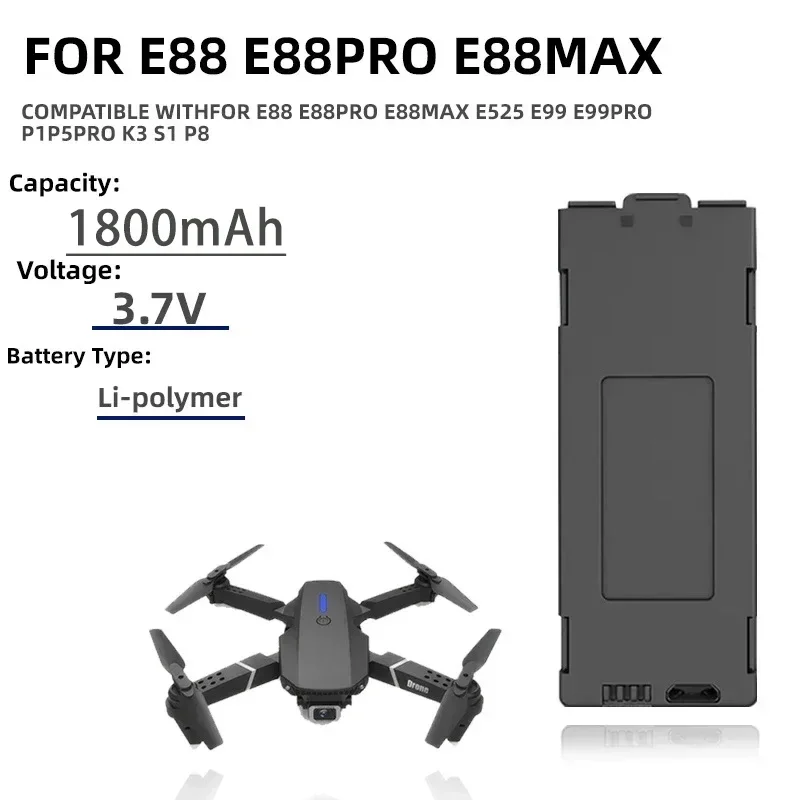 1-10pcs E99 Pro Drone Battery  - огляд і ціна Eachine Drone E58