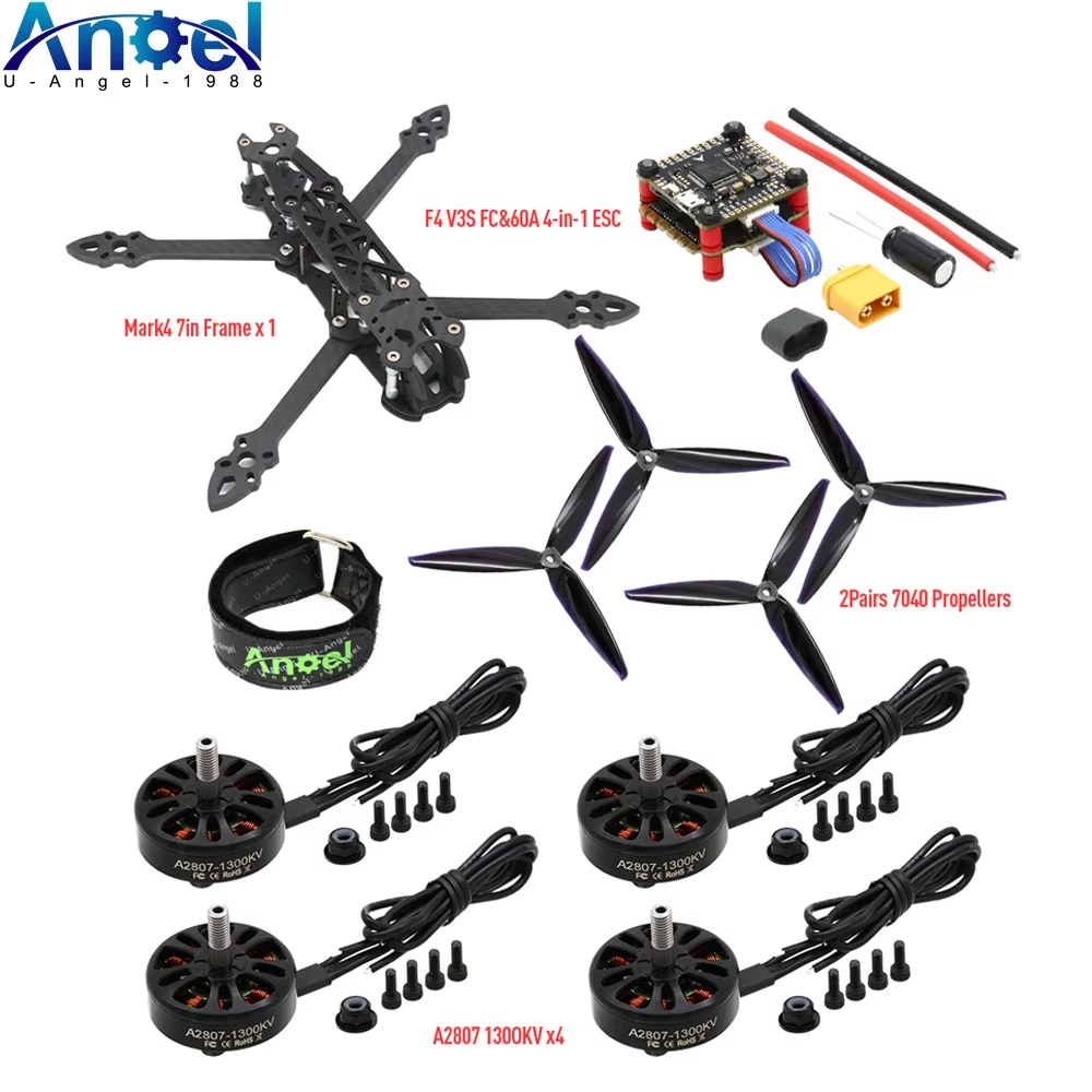 Mark4 Mark 4 7inch 295mm FPV F - огляд і ціна Drone Kit With Camera